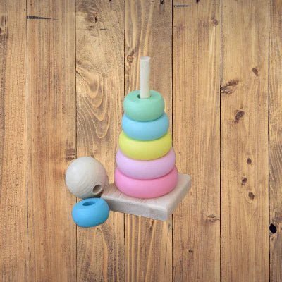 Jouet en Bois - WoodenToys™ - Tour Macaron - Mon univers maman