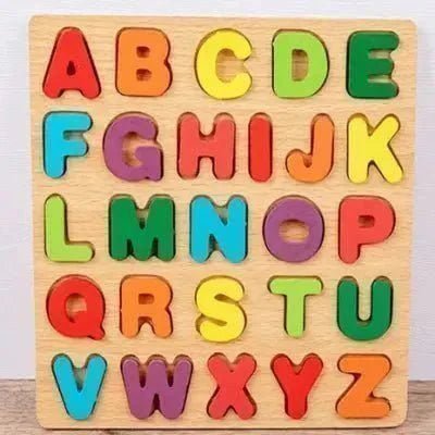 Puzzle en Bois - MontessoriToys™ - Alphabet - Mon univers maman